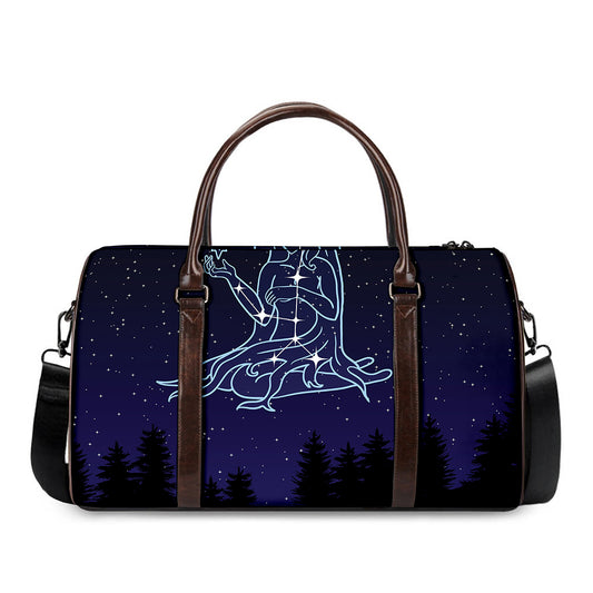 Virgo Constellation Print Duffle Bag