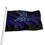 Virgo Constellation Print Flag