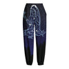 Virgo Constellation Print Fleece Lined Knit Pants
