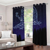 Virgo Constellation Print Grommet Curtains