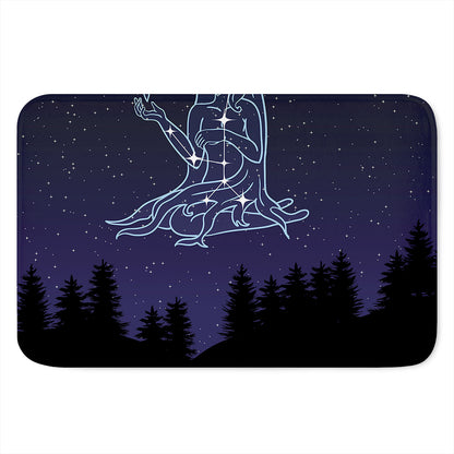 Virgo Constellation Print Indoor Door Mat