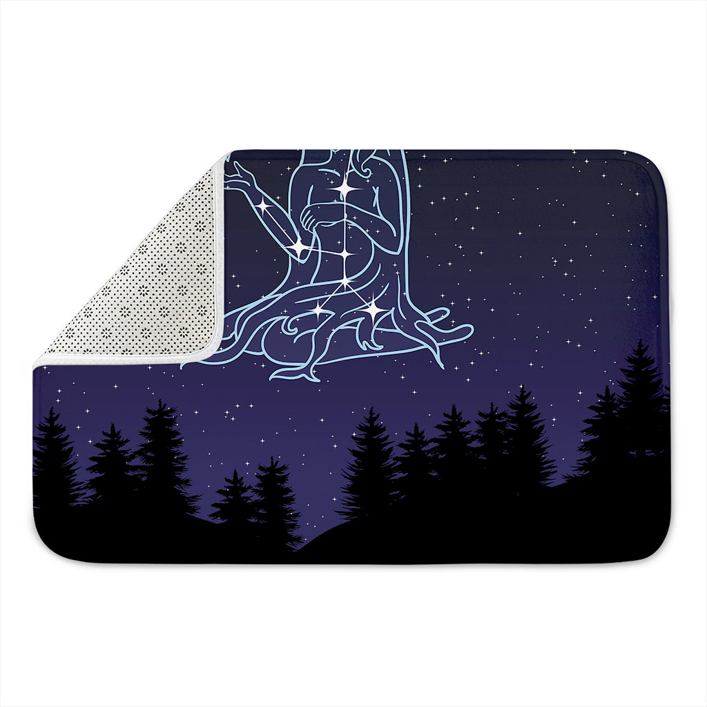 Virgo Constellation Print Indoor Door Mat