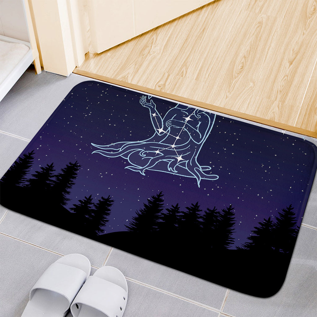 Virgo Constellation Print Indoor Door Mat