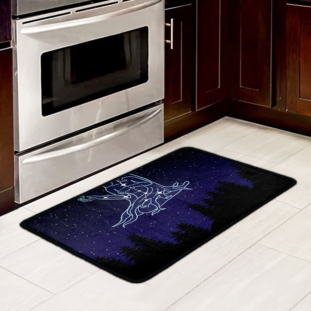 Virgo Constellation Print Kitchen Mat