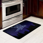 Virgo Constellation Print Kitchen Mat