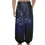 Virgo Constellation Print Lantern Pants