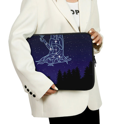 Virgo Constellation Print Laptop Sleeve