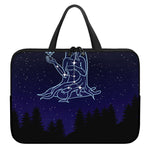 Virgo Constellation Print Laptop Sleeve With Handle