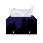 Virgo Constellation Print Leather Tissue Box Cover