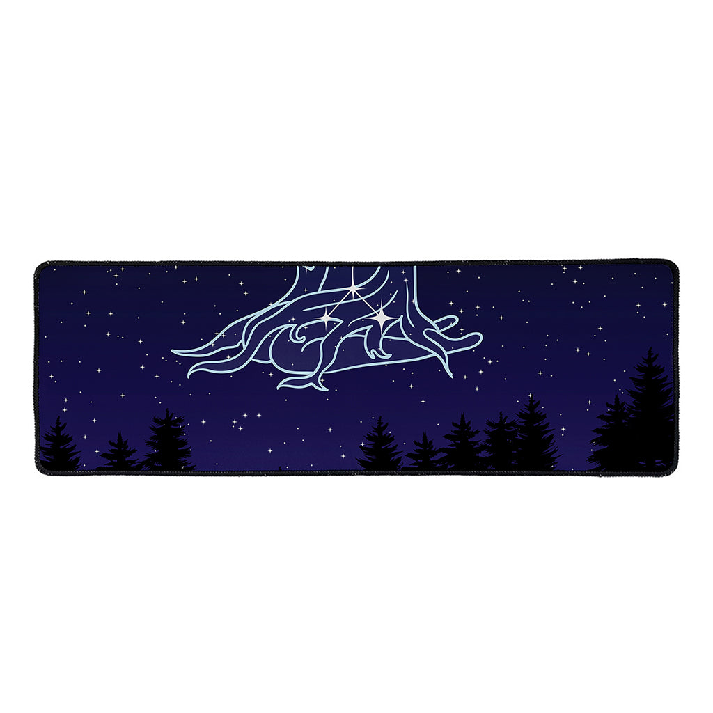 Virgo Constellation Print Long Kitchen Mat