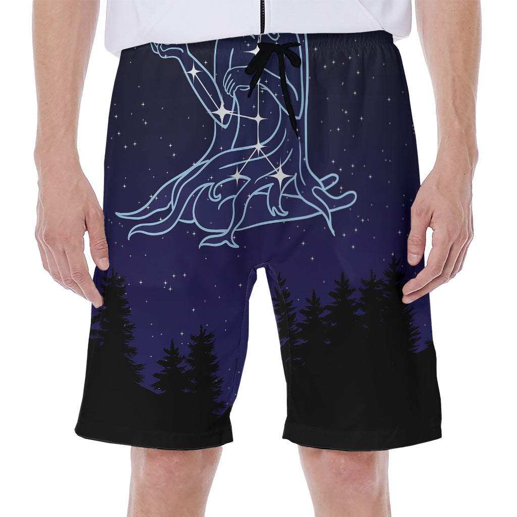 Virgo Constellation Print Men's Beach Shorts