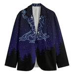 Virgo Constellation Print Men's Blazer
