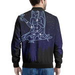 Virgo Constellation Print Men's Bomber Jacket