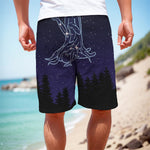 Virgo Constellation Print Men's Cargo Shorts