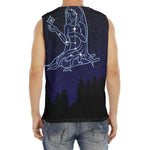 Virgo Constellation Print Men's Fitness Tank Top