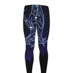 Virgo Constellation Print Men's leggings