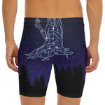 Virgo Constellation Print Men's Long Boxer Briefs