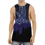 Virgo Constellation Print Men's Muscle Tank Top