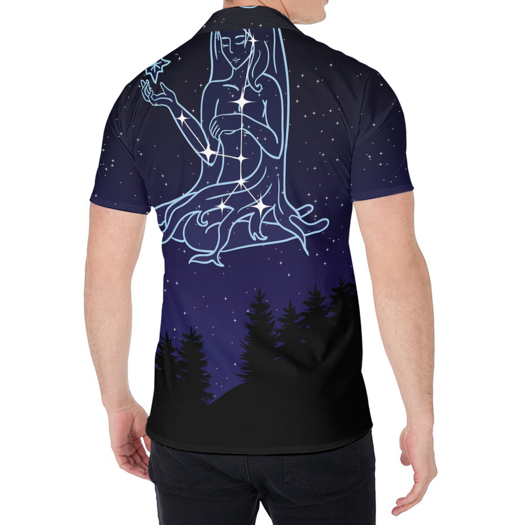 Virgo Constellation Print Men's Shirt