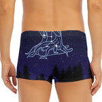 Virgo Constellation Print Men's Short Boxer Briefs