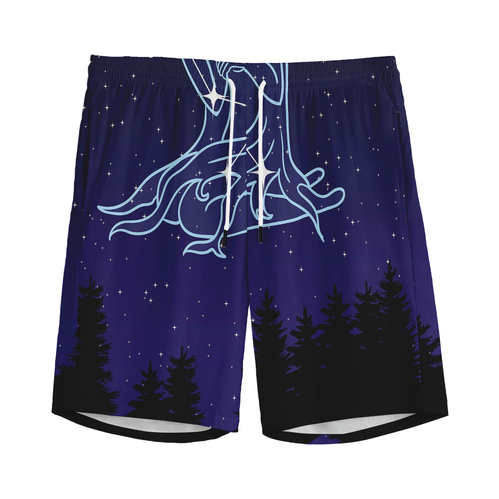 Virgo Constellation Print Men's Sports Shorts