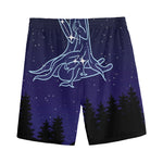 Virgo Constellation Print Men's Sports Shorts