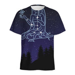 Virgo Constellation Print Men's Sports T-Shirt