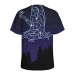 Virgo Constellation Print Men's Sports T-Shirt