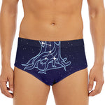 Virgo Constellation Print Men's Triangle Swim Briefs