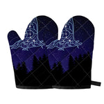 Virgo Constellation Print Oven Mitts