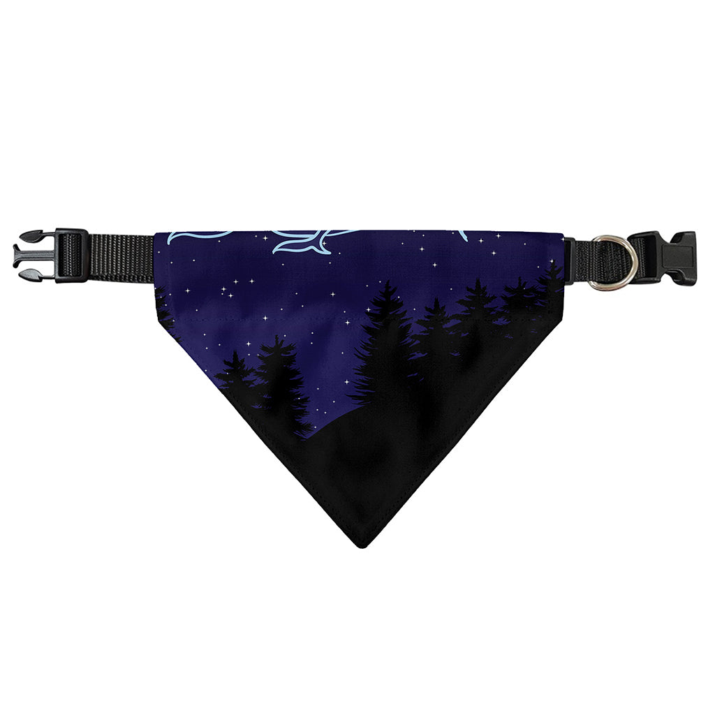 Virgo Constellation Print Over The Collar Dog Bandana
