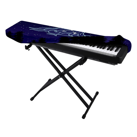 Virgo Constellation Print Piano Keyboard Cover
