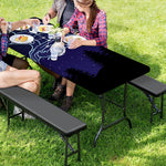 Virgo Constellation Print Picnic Table Cover