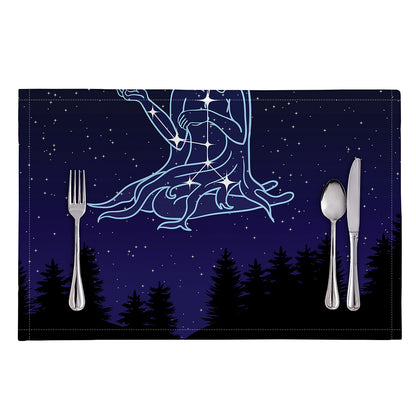 Virgo Constellation Print Placemat
