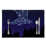 Virgo Constellation Print Placemat