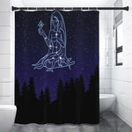 Virgo Constellation Print Premium Shower Curtain