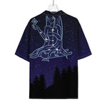 Virgo Constellation Print Rayon Hawaiian Shirt