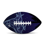 Virgo Constellation Print Rugby Ball