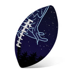 Virgo Constellation Print Rugby Ball
