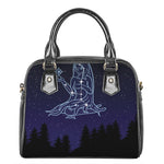 Virgo Constellation Print Shoulder Handbag