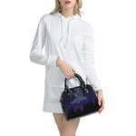 Virgo Constellation Print Shoulder Handbag