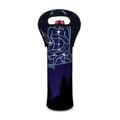 Virgo Constellation Print Single Neoprene Wine Tote