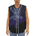 Virgo Constellation Print Sleeveless Baseball Jersey