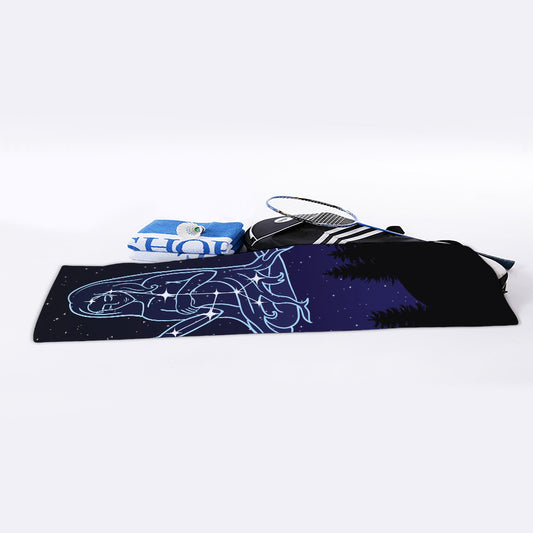 Virgo Constellation Print Sports Towel
