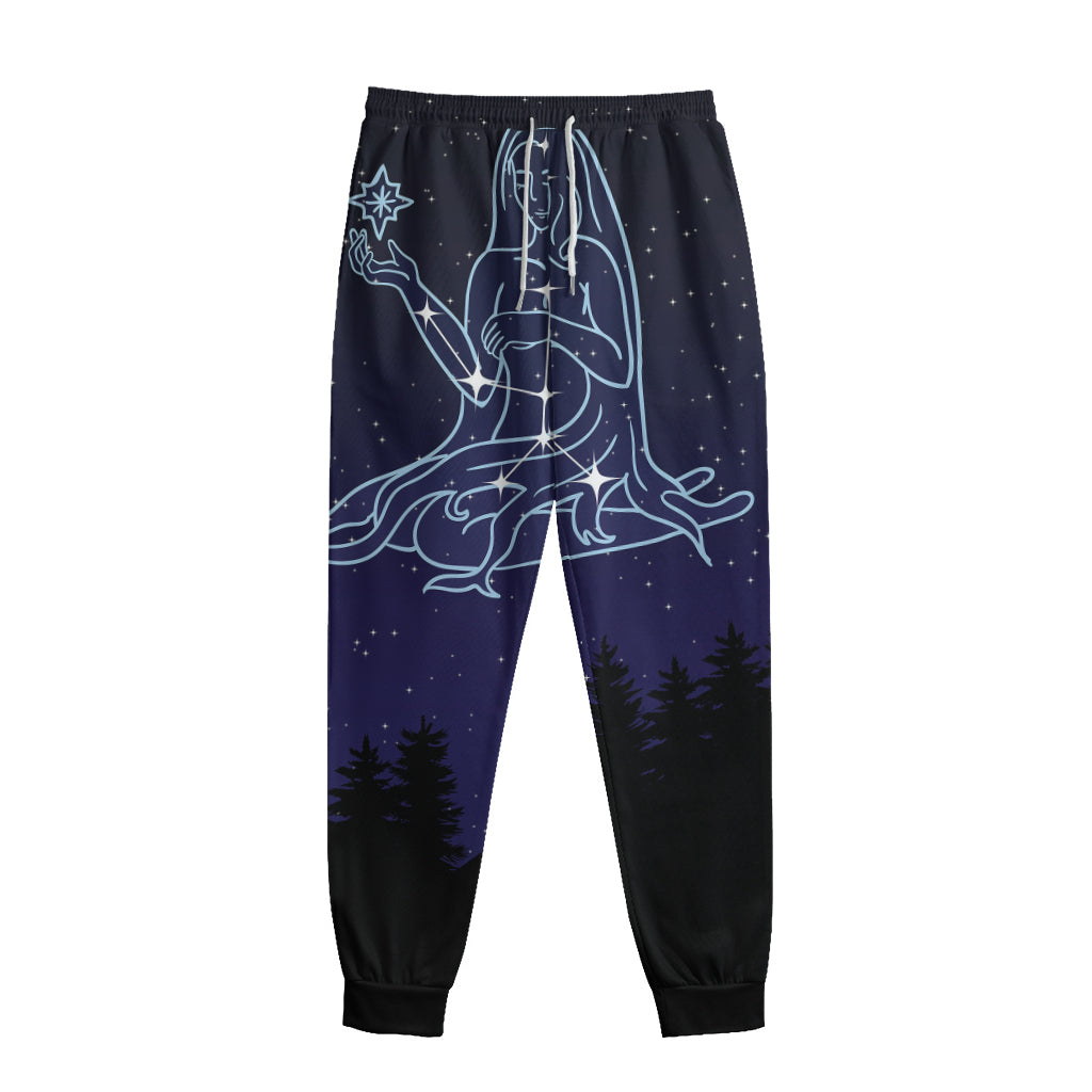 Virgo Constellation Print Sweatpants