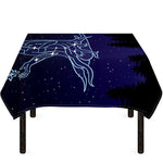 Virgo Constellation Print Tablecloth