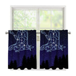 Virgo Constellation Print Tier Curtains