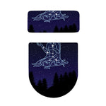 Virgo Constellation Print Toilet Lid And Tank Cover Set