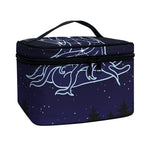 Virgo Constellation Print Travel Makeup Bag