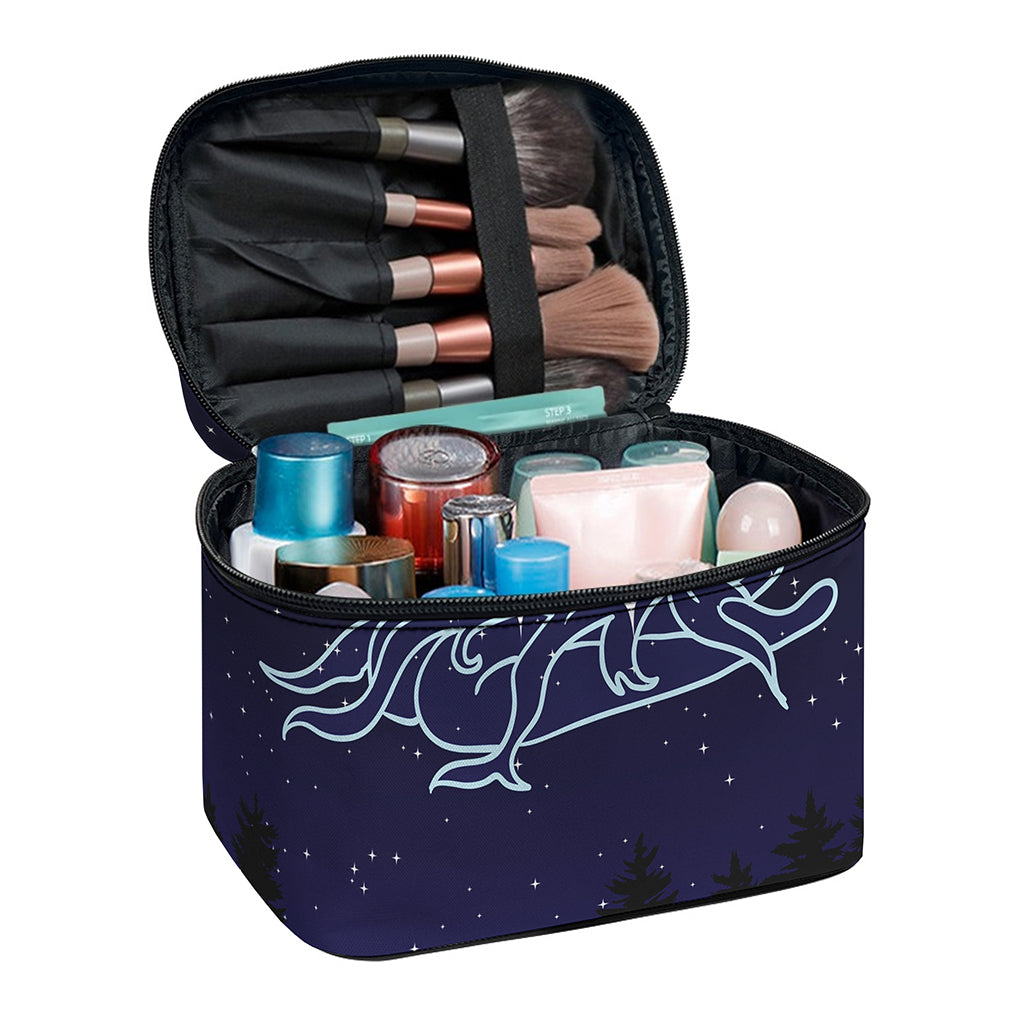 Virgo Constellation Print Travel Makeup Bag